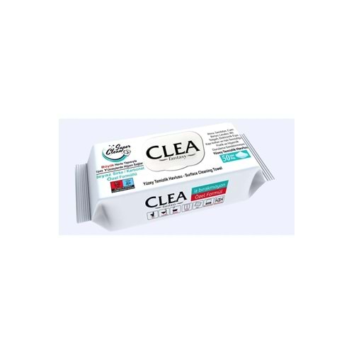 Clea Yüzey Temizlik Havlusu Tüm Yüzeyler Için -İz Bırakmayan Özel Formül-50'li 3 Paket